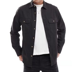 Men's Classic Black button down Shirt